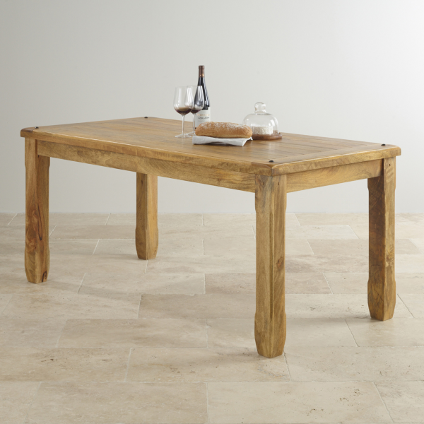 Jedálenský stôl Devi 170x76x90 indický masív mango
