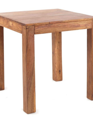 Jedálenský stôl Gani 80x80 z indického masívu palisander