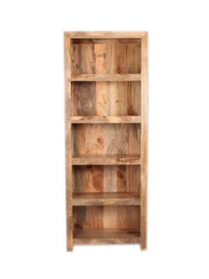 Knižnica Hina 90x180x35 z mangového dreva