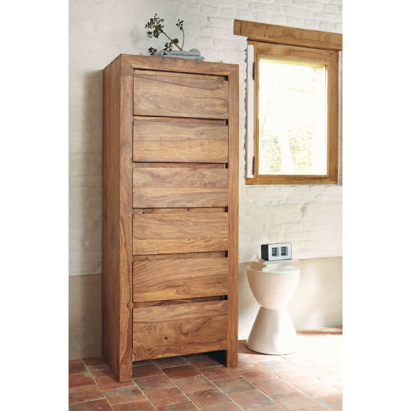 Komoda Gani 60x150x45 indický masív palisander