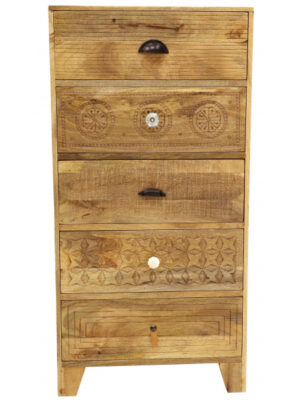 Komoda Manu 60x120x45 indický masív mango
