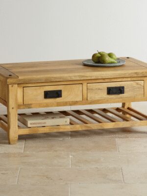 Konferenčný stolík Devi 110x45x60 indický masív mango