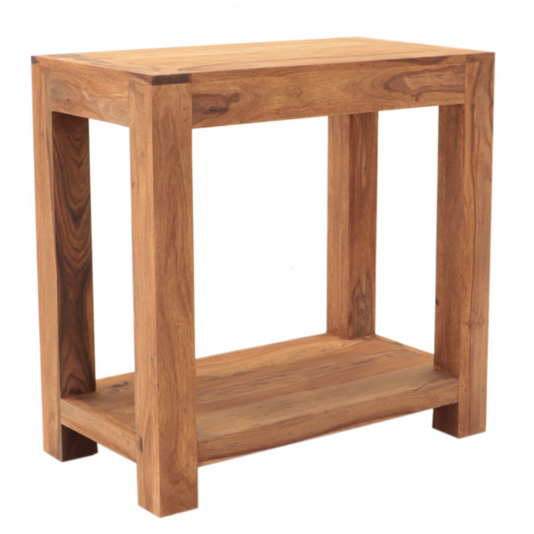 Konzolový stolík 80x80x45 indický masív palisander