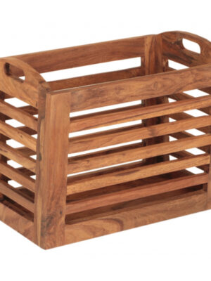 Kôš na noviny Kali 40x35x25 indický masív palisander Kôš na noviny Kali 40x35x25 indický masív palisander