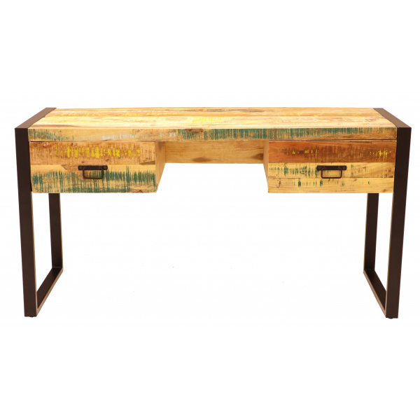 Písací stôl Retro 160x76x70 z recyklovaného mangového dreva