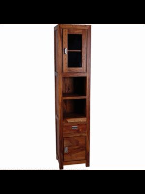 Skrinka do kúpeľne 40x190x35 indický masív palisander