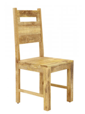 Stolička Manu indický masív mango