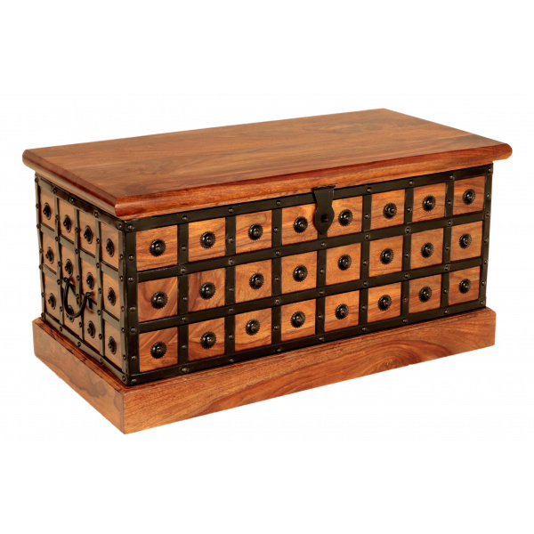 Truhlica Jali 90x45x45 indický masív palisander