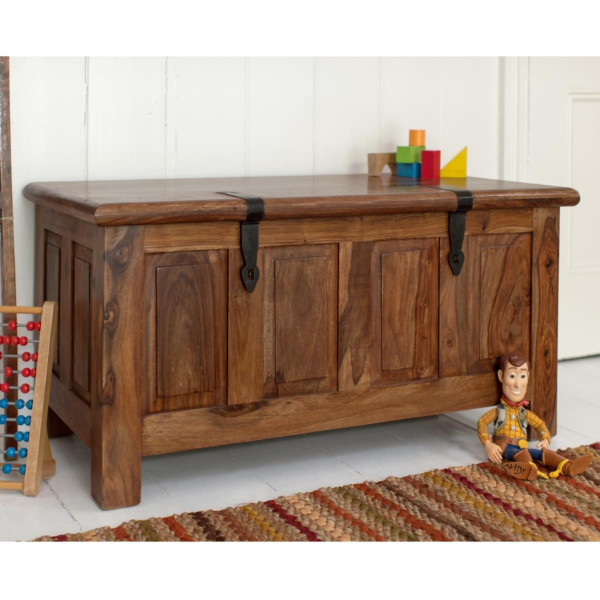 Truhlica Rami 90x45x45 indický masív palisander Truhlica Rami 90x45x45 indický masív palisander