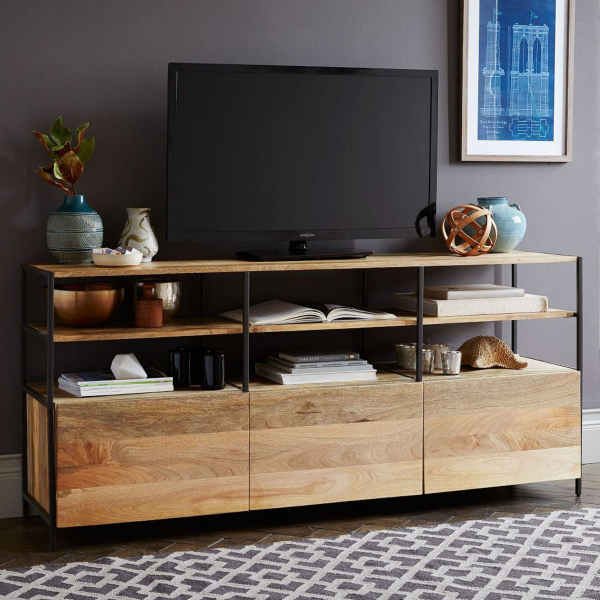 TV stolík Gita 160x75x45 indický masív mango