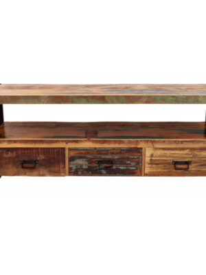 TV stolík Retro 150x60x45 recyklované mangové dreva