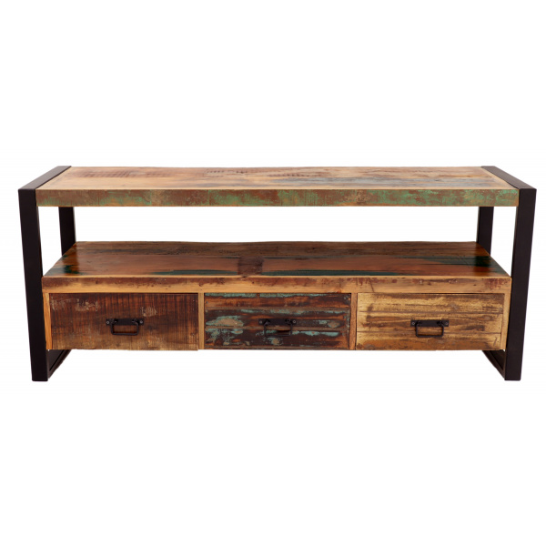 TV stolík Retro 150x60x45 recyklované mangové dreva