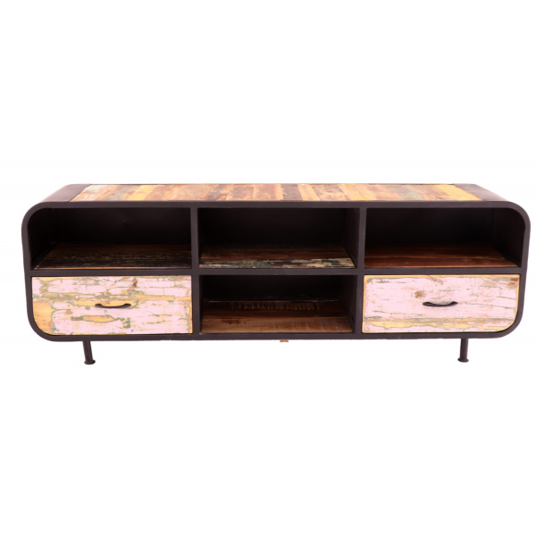 TV stolík Retro 160x55x45 recyklované mango