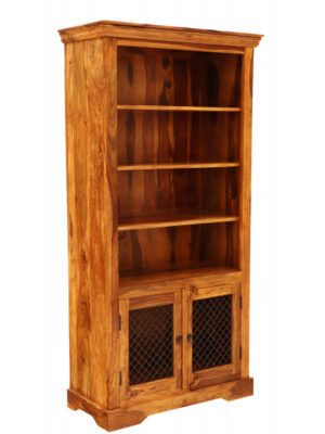 Knižnica Jali 100x200x45 z indického masívu palisander
