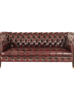 Pohovka trojmiestna Chesterfield Bath z pravej hovädzej kože