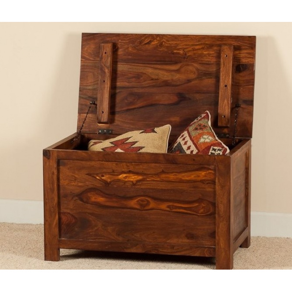 Truhlica Kali 90x45x45 indický masív palisander