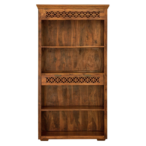Knižnica Mira 90x180x35 indický masív palisander