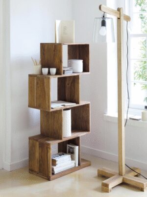 Knižnica Rami 60x120x30 indický masív palisander Knižnica Rami 60x120x30 indický masív palisander
