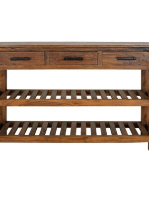 Konzolový stolík Rami 130x35 indický masív palisander