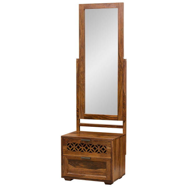 Toaletný stolík so zrkadlom Mira 50x175x40 indický masív palisander