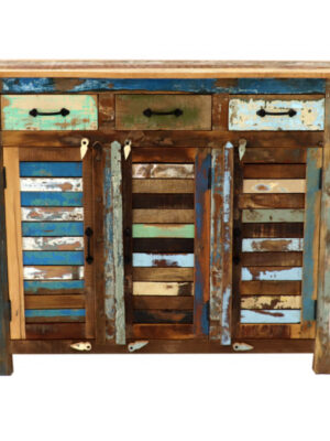 Komoda Retro 120x100x45 recyklované mango