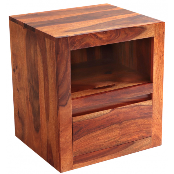 Nočný stolík 45x50x40 Gani z indického masívu palisander Nočný stolík 45x50x40 Gani z indického masívu palisander