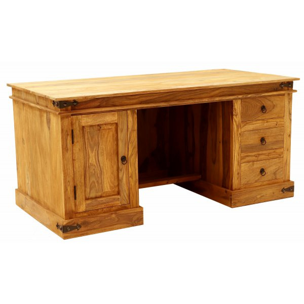 Písací stôl Jali 160x76x80 z indického masívu palisander