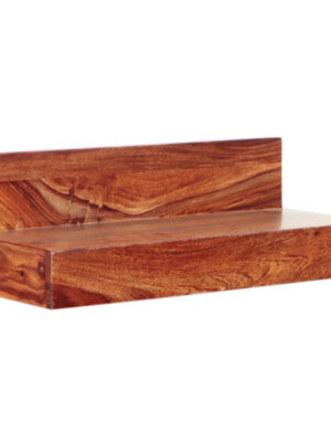 Polica na stenu Kali 50x22 indický masív palisander
