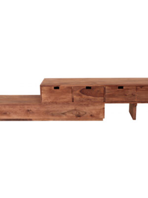 TV stolík 260x40x40 indický masív palisander