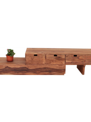 TV stolík 260x40x60 indický masív palisander