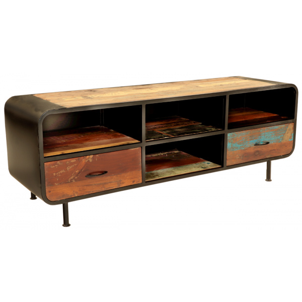 TV stolík 160x55x45 Retro recyklované mango