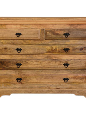 Komoda Guru 120x90x45 indický masív mango