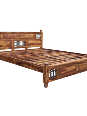 Posteľ Jali 180x200 z indického masívu palisander