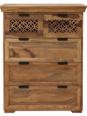 Komoda Mira 90x120x45 indický masív palisander