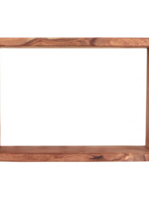 Polica na stenu Tina 50x35x22 indický masív palisander