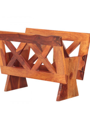 Stojan na noviny Kali 45x35x30 indický masív palisander Stojan na noviny Kali 45x35x30 indický masív palisander