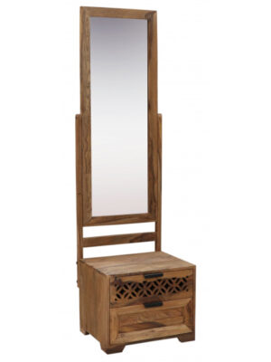 Toaletný stolík so zrkadlom Mira 50x175x40 indický masív palisander