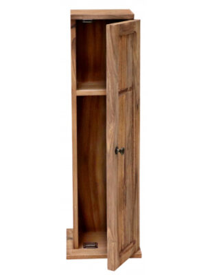 Skrinka na toaletný papier 20x80x20 indický masív palisander