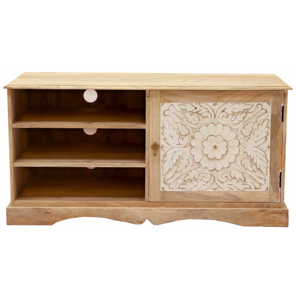 TV stolík Sita 120x60x50 indický masív mango