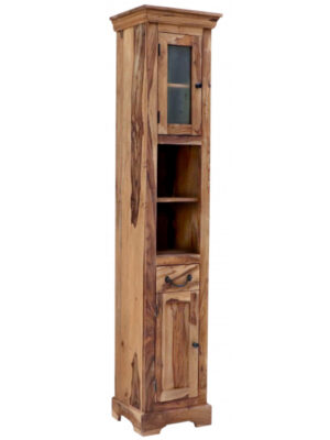 Skrinka do kúpeľne Jali 40x190x35 z indického masívu palisander