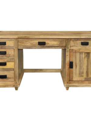 Písací stôl Devi 160x80x76 indický masív mango