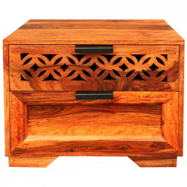 Nočný stolík Mira 50x40x37 indický masív palisander Nočný stolík Mira 50x40x37 indický masív palisander