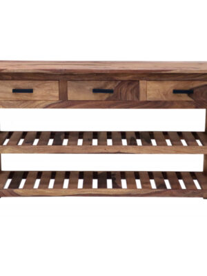 Konzolový stolík Rami 130x35 indický masív palisander