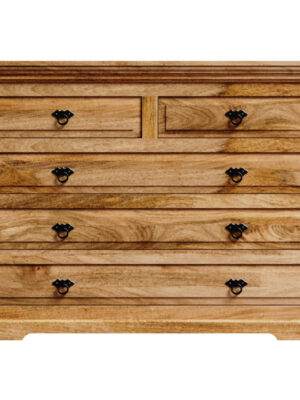 Komoda Guru 120x90x45 indický masív mango
