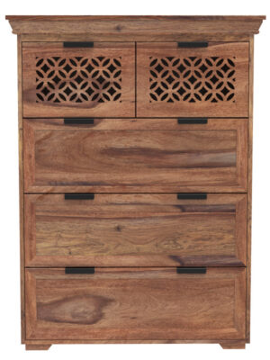 Komoda Mira 90x120x45 indický masív palisander