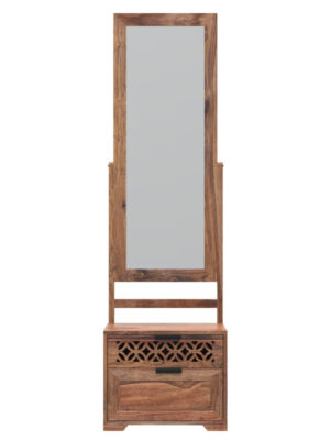 Toaletný stolík so zrkadlom Mira 50x175x40 indický masív palisander