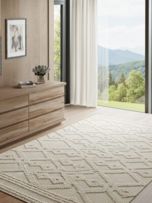 Koberec PARTIE 120 x 180 cm z pravej vlny