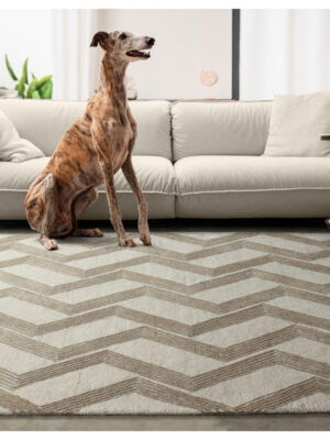 Koberec WOOD GREEN 160 x 230 cm z pravej vlny