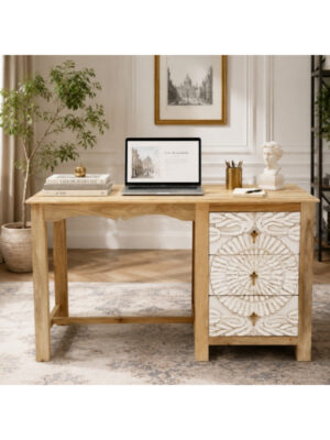 Písací stôl Sita 130x76x70 indický masív mango Písací stôl Sita 130x76x70 indický masív mango