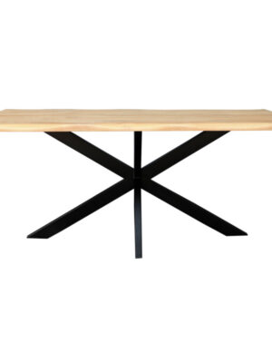 Jedálenský stôl s kovovými nohami 180x90 cm z mangového dreva Jedálenský stôl s kovovými nohami 180x90 cm z mangového dreva